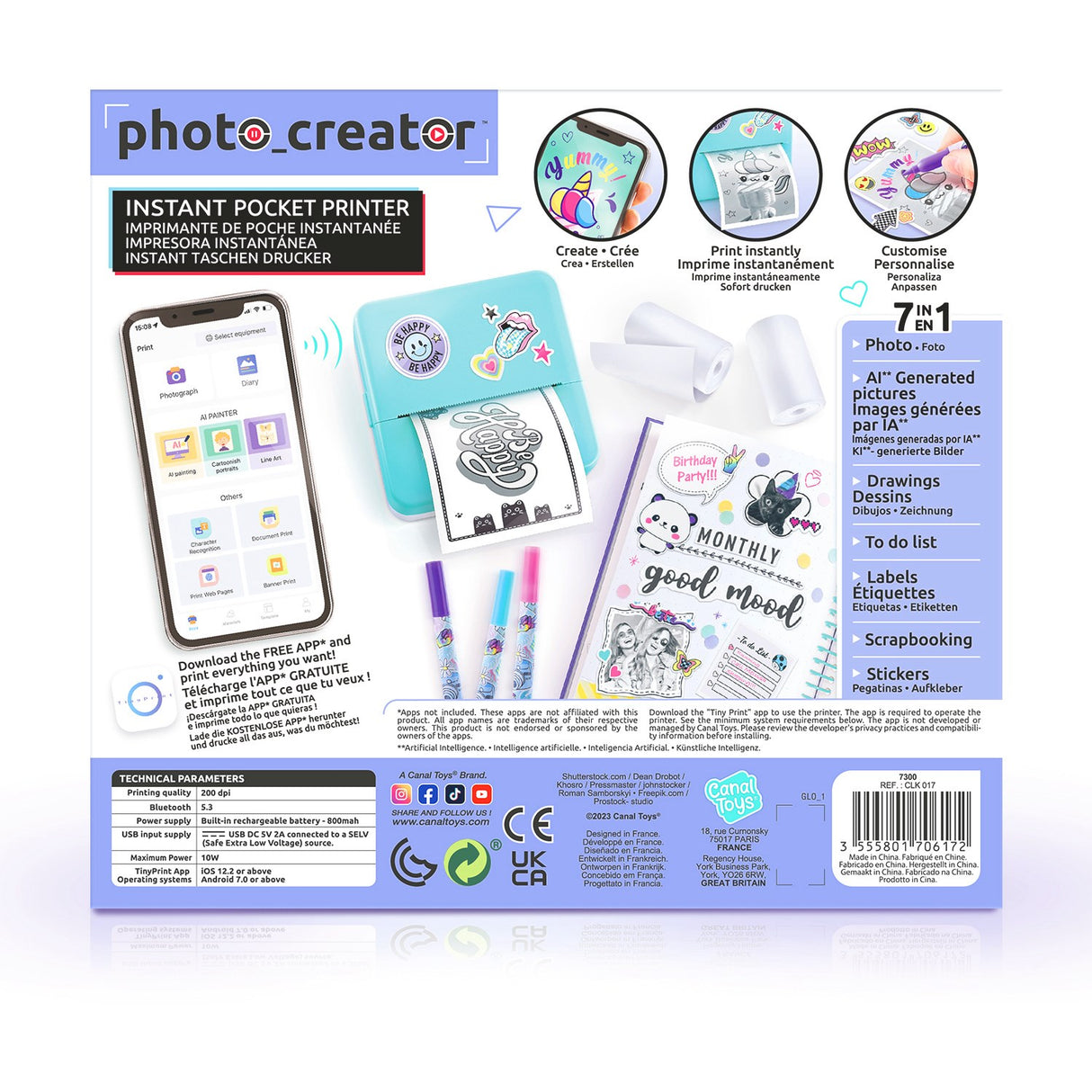 Studio Creator Photo Creator Instant Pocket Printer