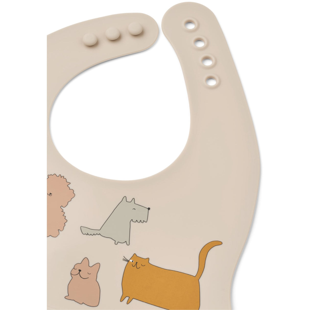 LIEWOOD Cats And Dogs / Sandy Ember Printed Haklapp 2-Pack