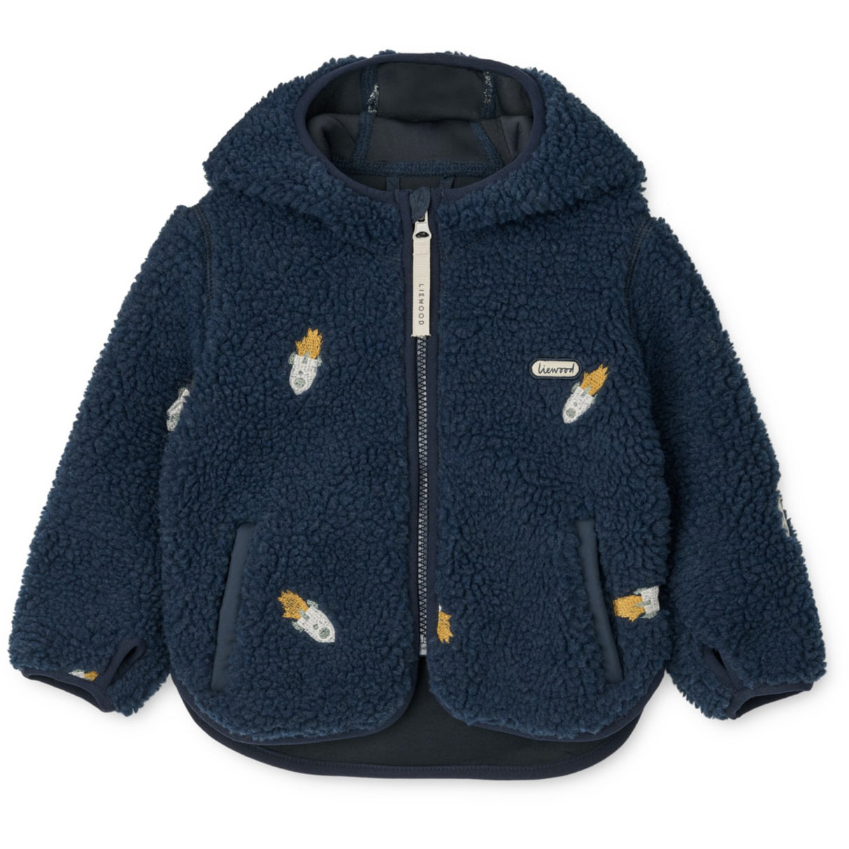 LIEWOOD Rocket / Classic Navy / Embroidery Mara Pile Jacka Med Ears