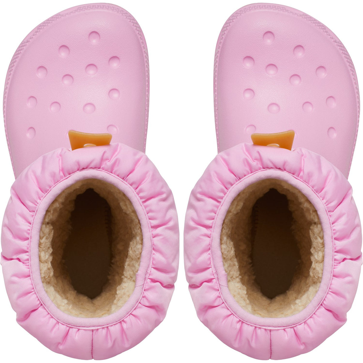 Crocs Pink Tweed/Gum Classic Neo Puff Stövlar