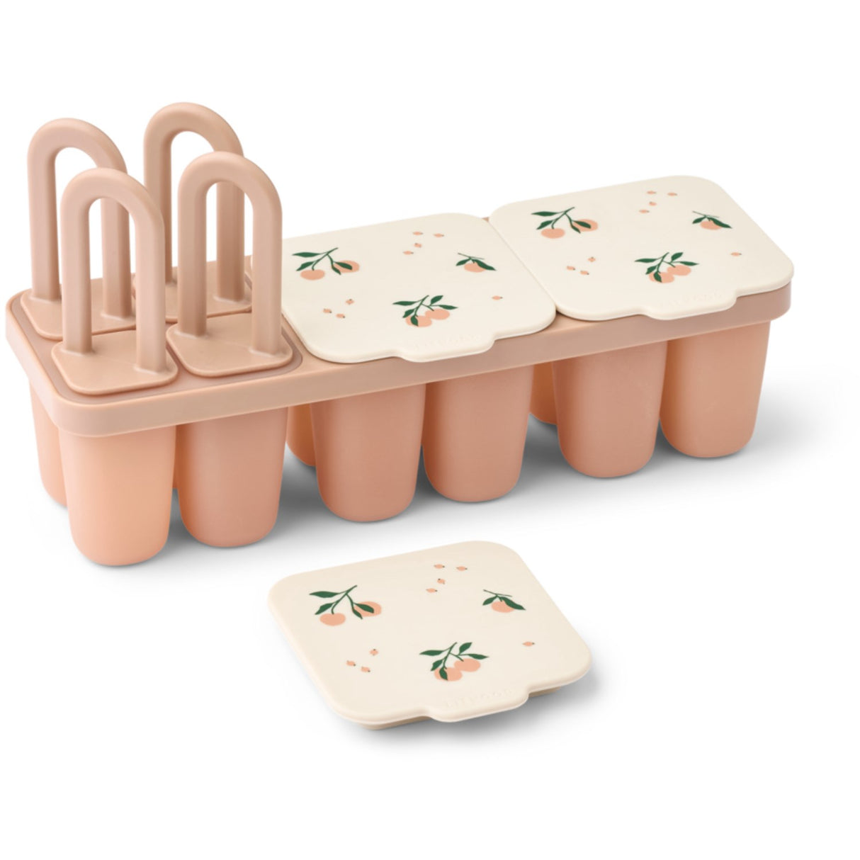 LIEWOOD Peach / Sea Shell Kaimen Food & Ice Pop Tray