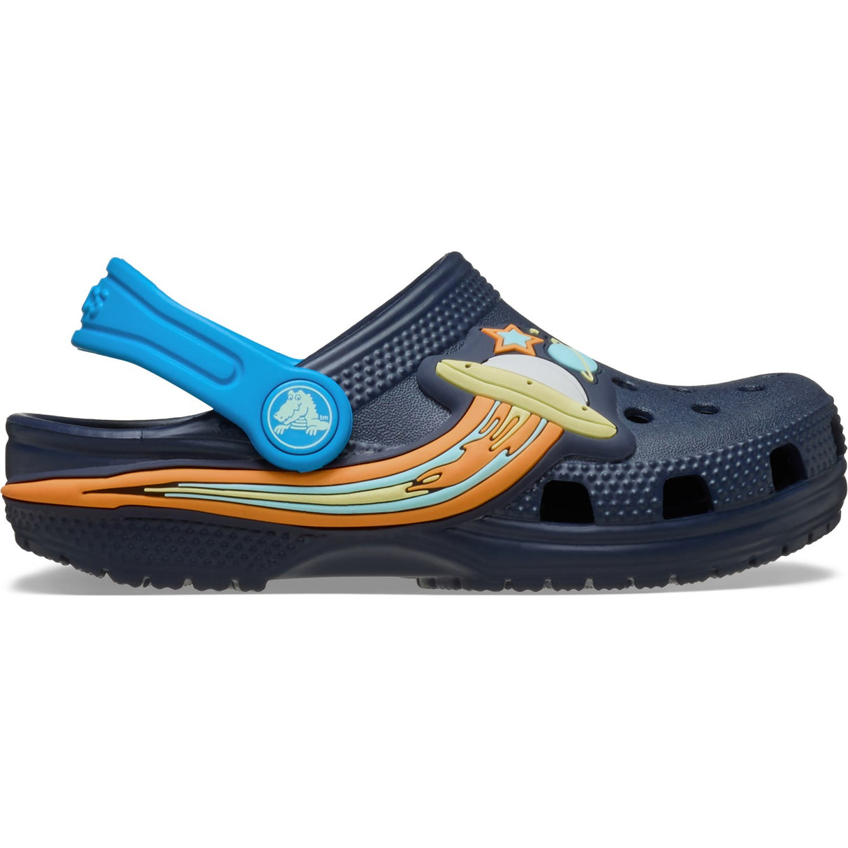 Crocs Navy Classic UFO Lights Clog