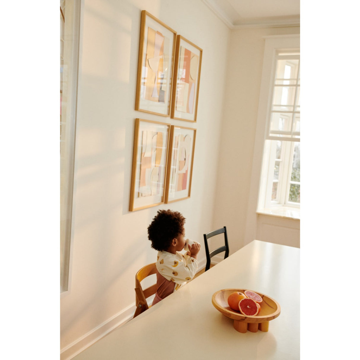 LIEWOOD Elephant / Creme De La Creme Merle Printed Cape Haklapp