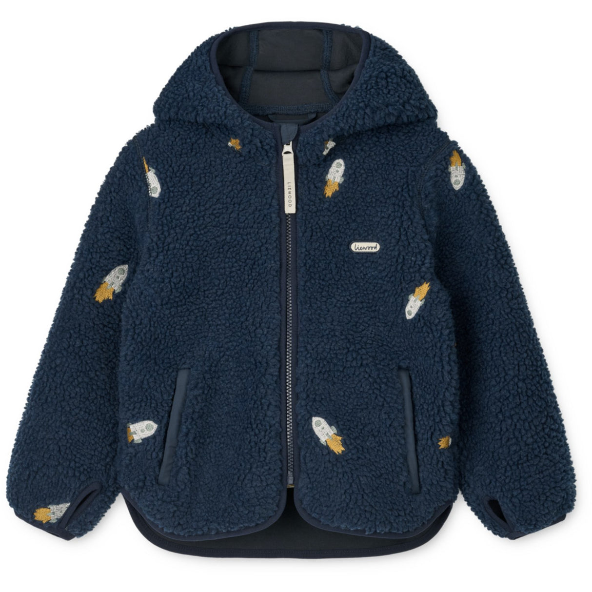 LIEWOOD Rocket / Classic Navy / Embroidery Mara Pile Jacka