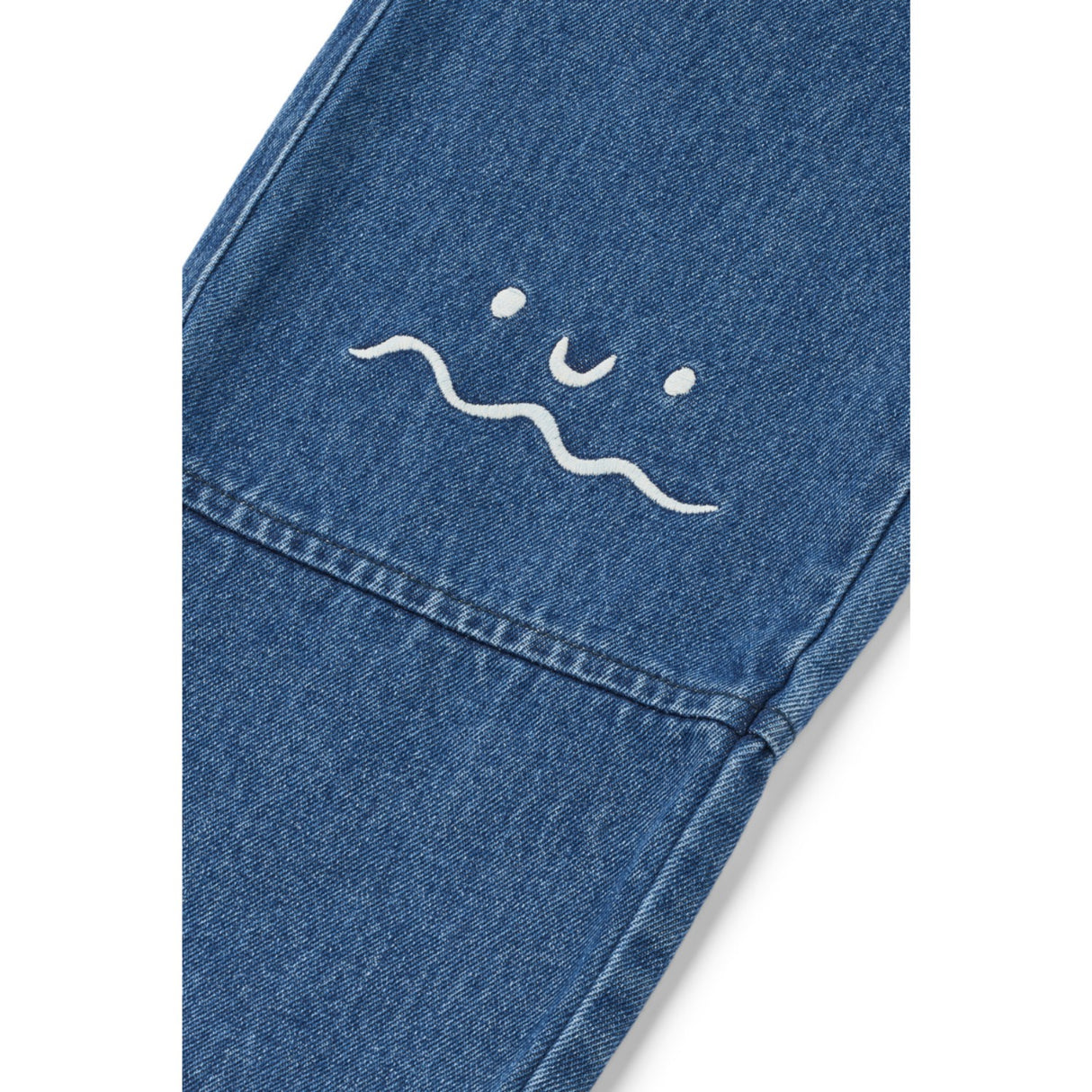 LIEWOOD Medium Blue Denim Cesar Placement Denim Byxor