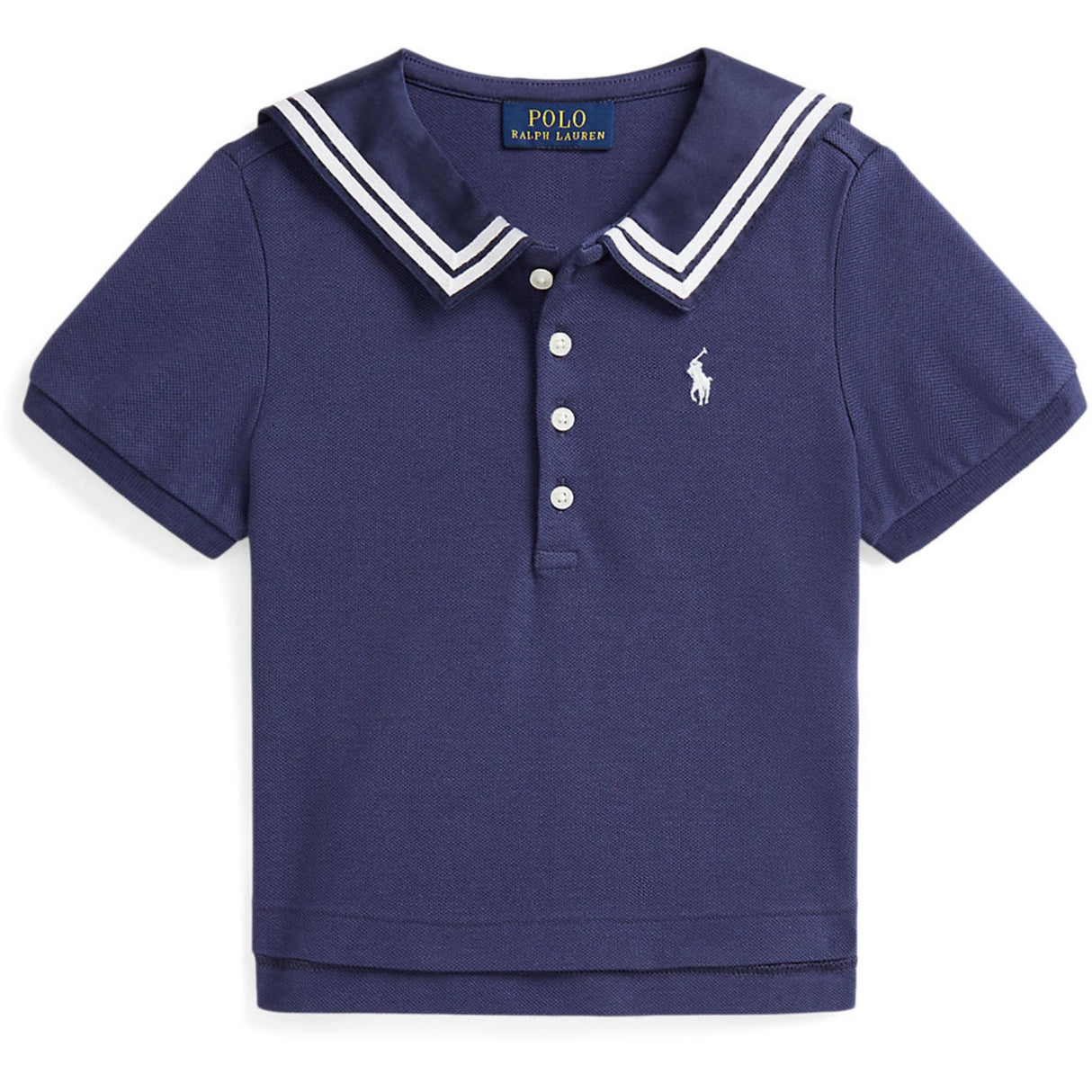 Polo Ralph Lauren Boathouse Navy W/ White Girl Pikétröja Skjorta