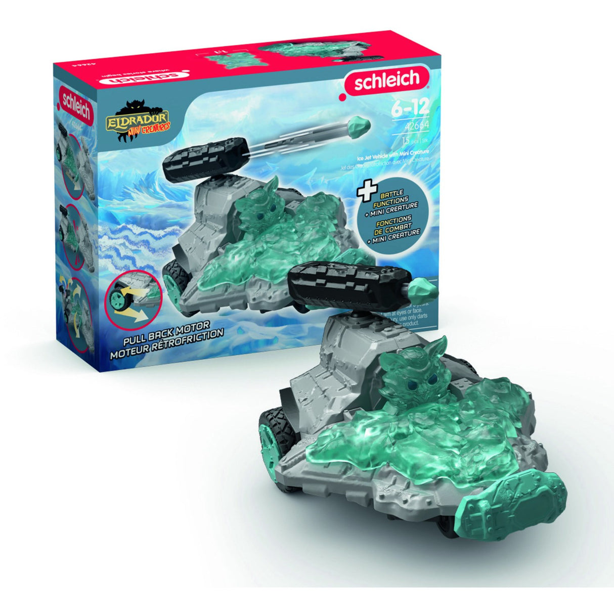 Schleich Ice Jet Fordon Med Mini-Kreatur
