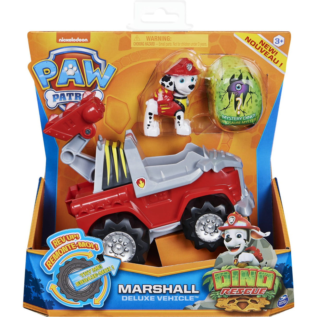 Paw Patrol Dino Deluxe Fordon Marshall