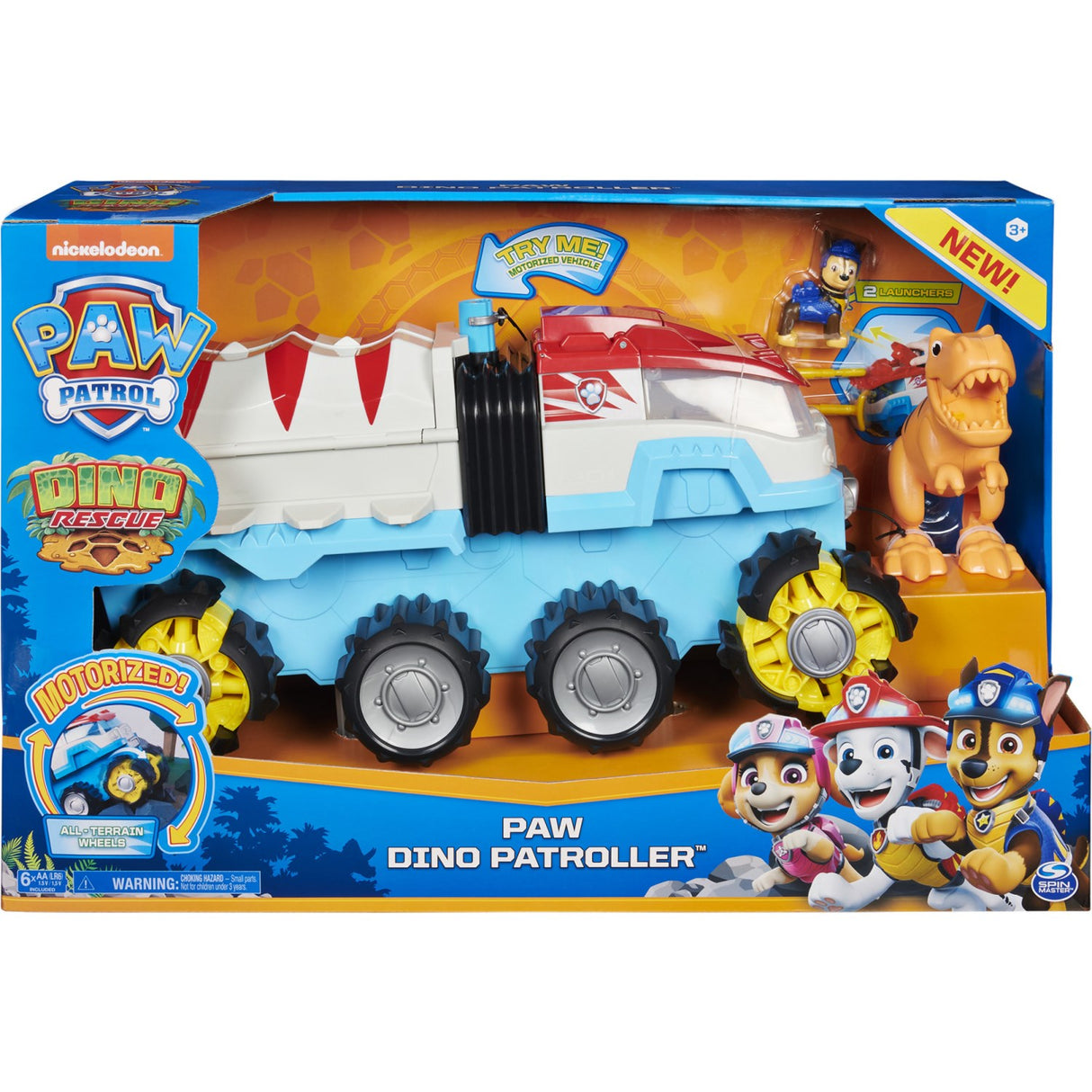 Paw Patrol Dino Rescue Patroller Med Chase Och T-Rex