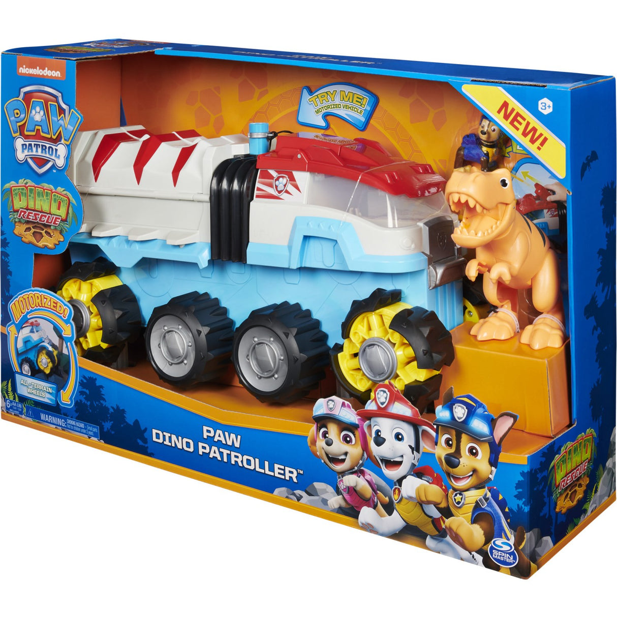 Paw Patrol Dino Rescue Patroller Med Chase Och T-Rex