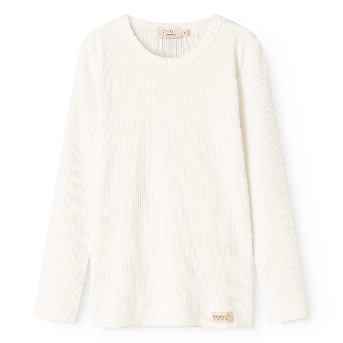 MarMar Modal Gentle White Plain Blus