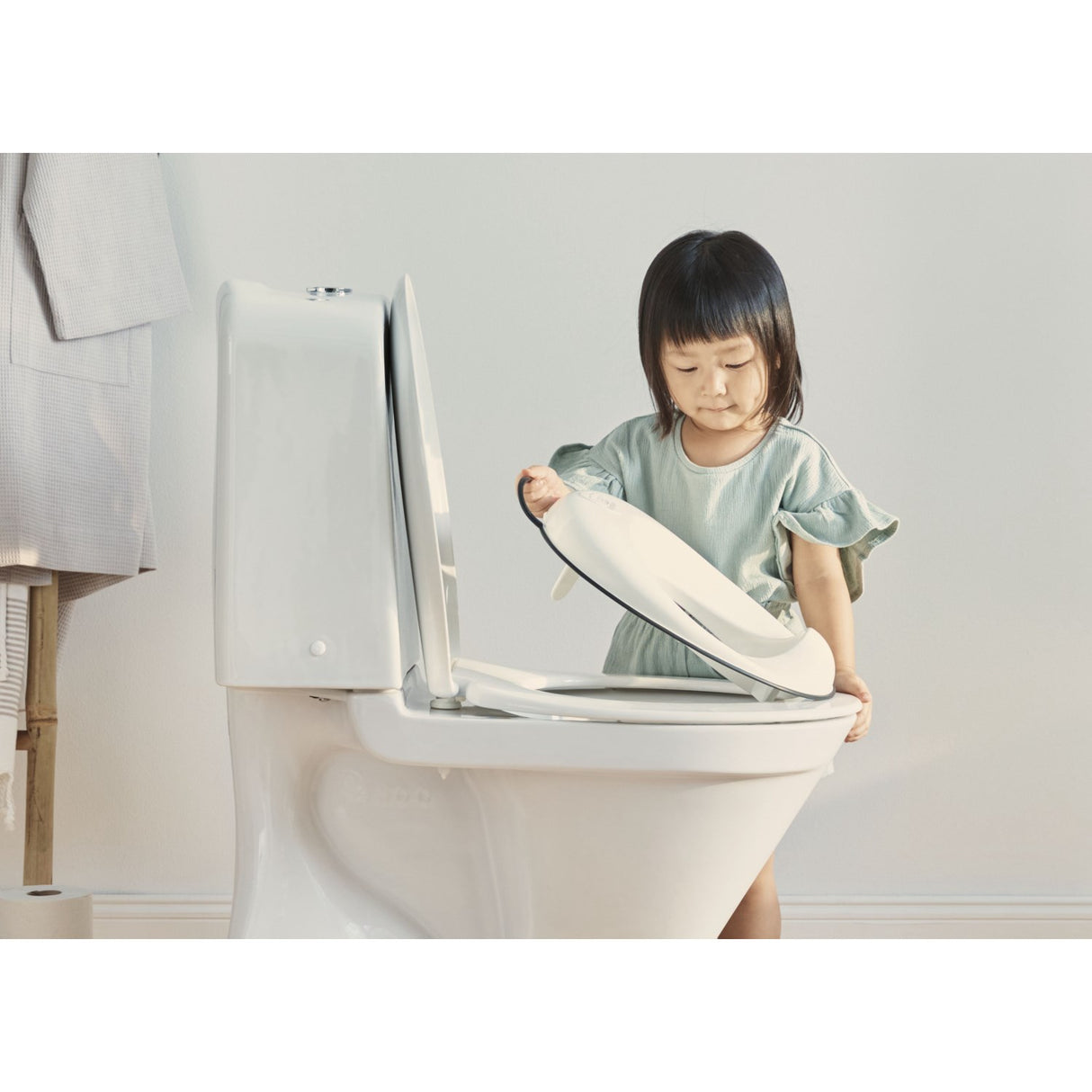 BabyBjörn White/Black Toiletsæde