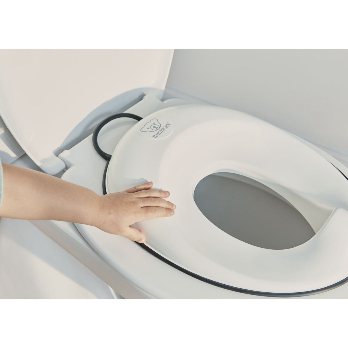 BabyBjörn White/Black Toiletsæde