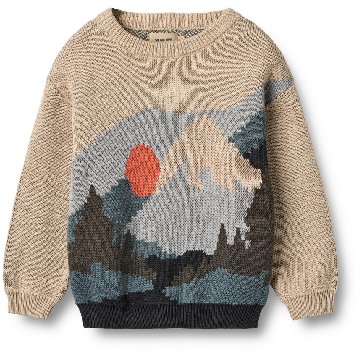 Wheat Warm Sand Jaquard Pullover William