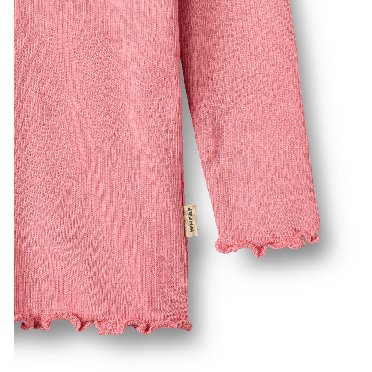 Wheat Soft Pink Rib Blus Reese