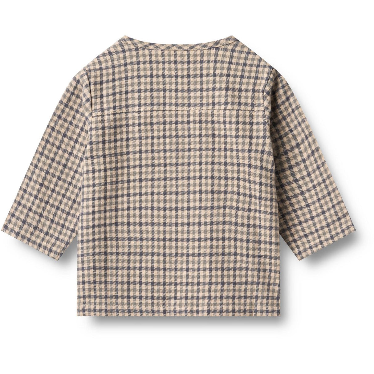 Wheat Blue Check Skjorta L/S Shelby