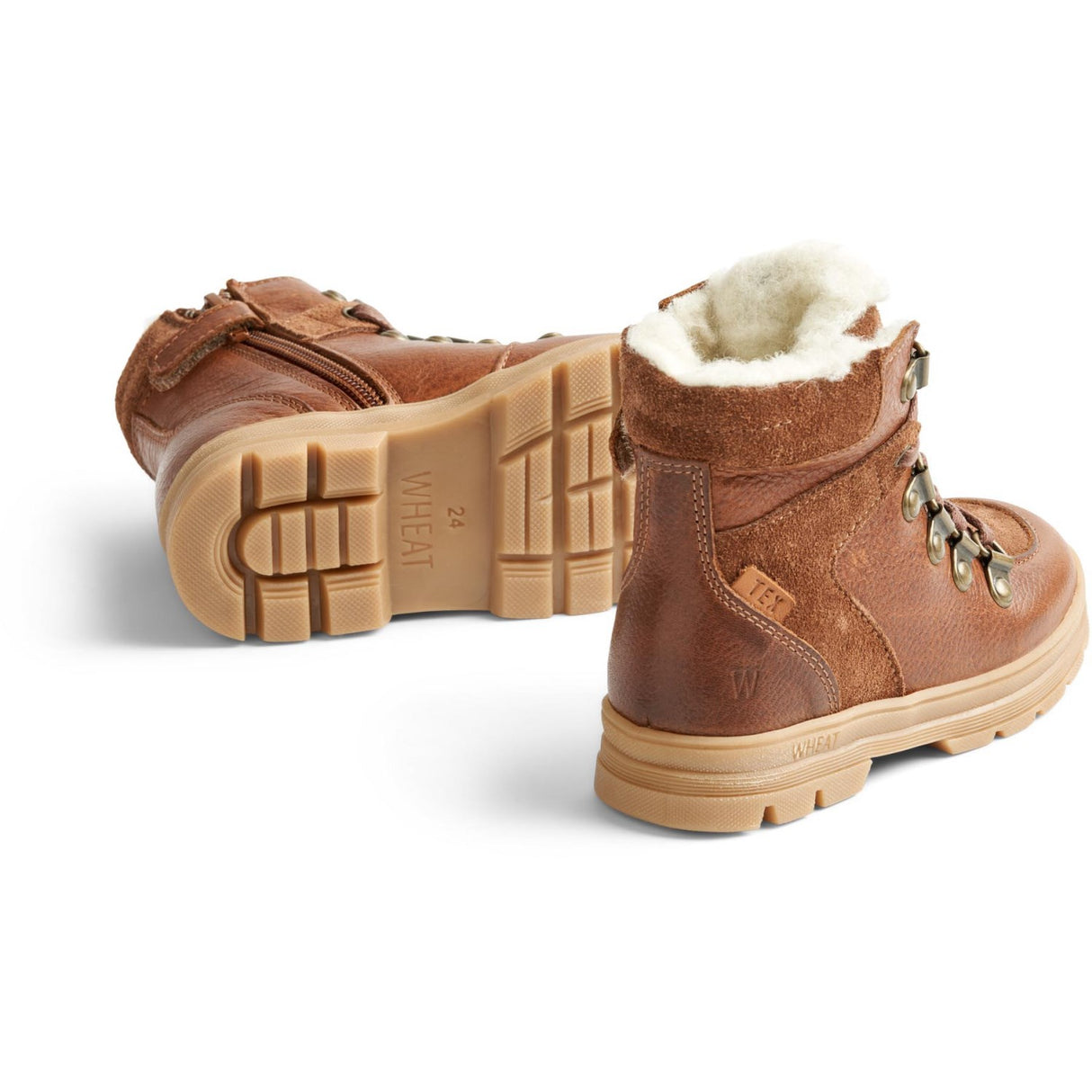 Wheat Vinterkängor Toni Tex Hiker Cognac