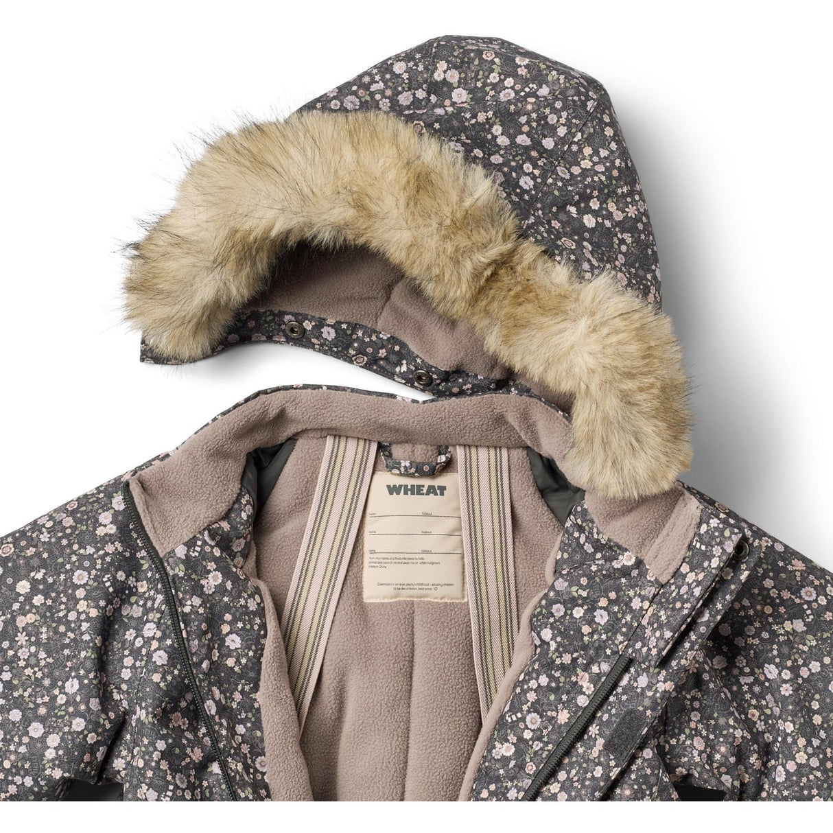 Wheat Black Sea Open Flowers Flygdräkt Moe