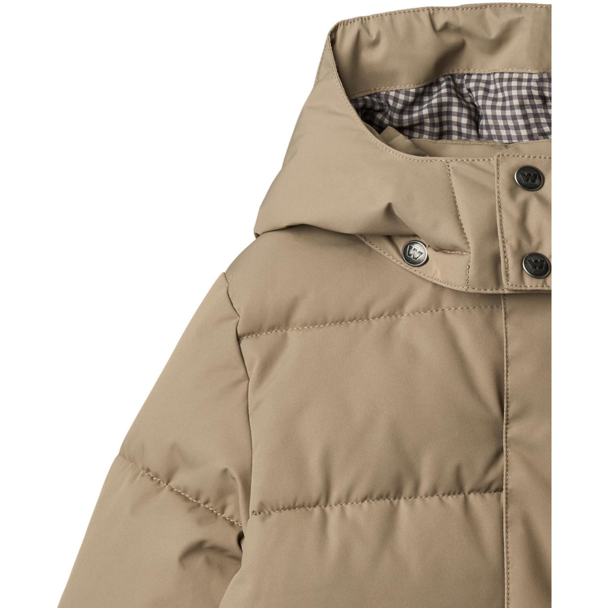 Wheat Grey Stone Puffer Jacka Gael