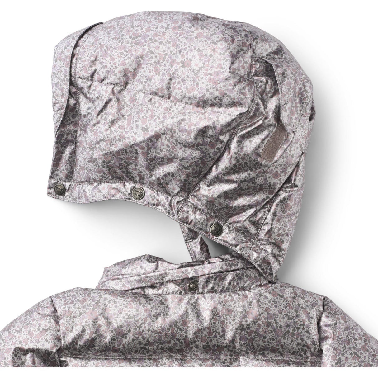 Wheat Silver Flower Meadow Puffer Jacka Eli