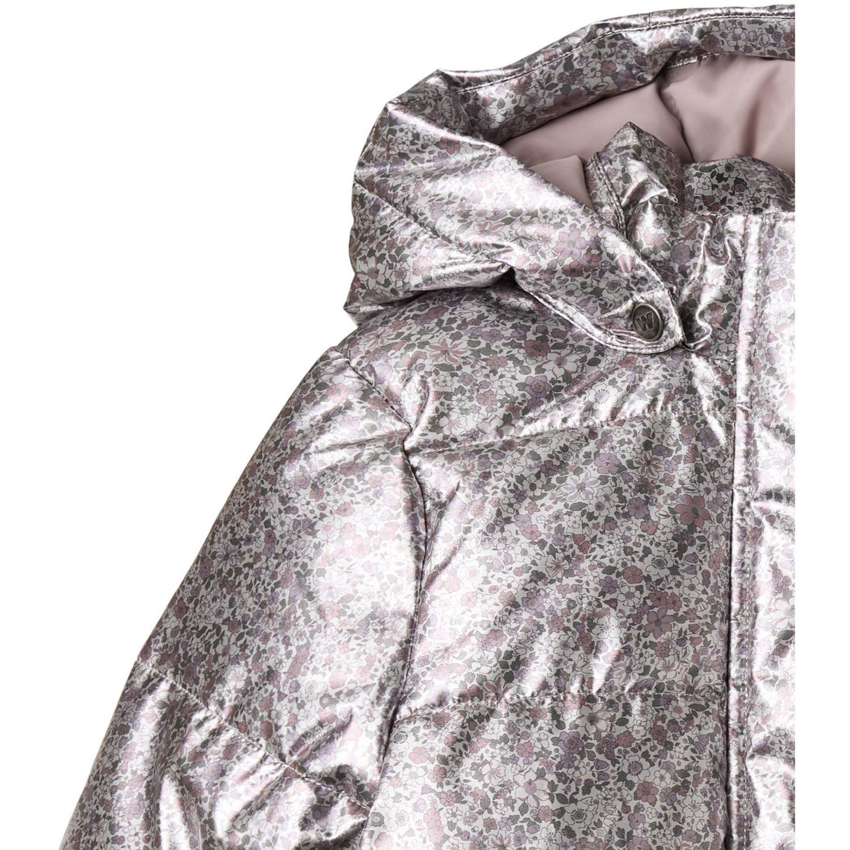 Wheat Silver Flower Meadow Puffer Jacka Eli