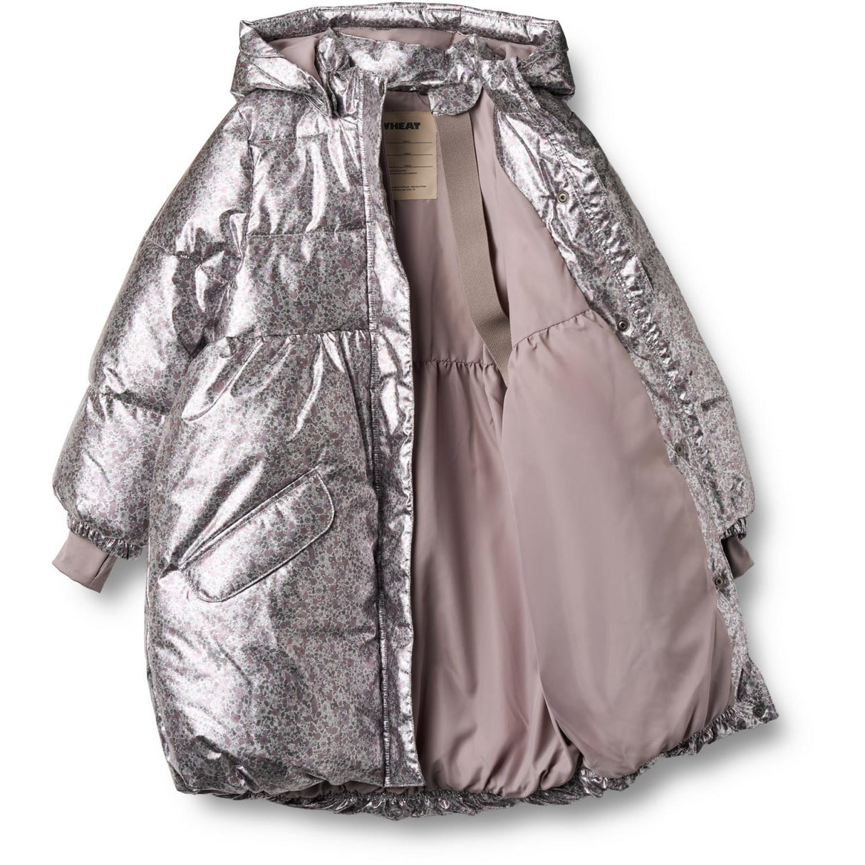 Wheat Silver Flower Meadow Puffer Täcka Luna