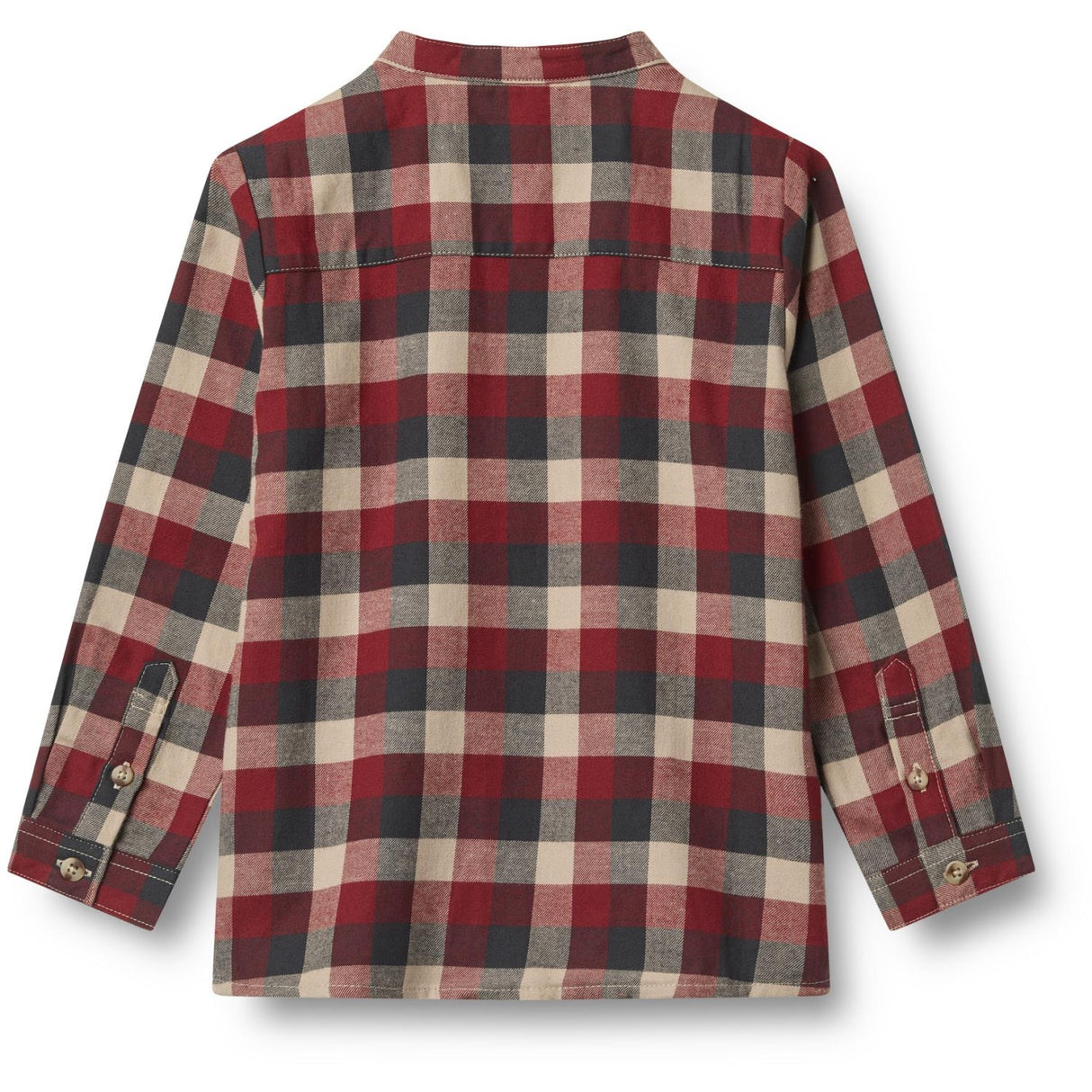 Wheat Red Blue Check Skjorta L/S Willum