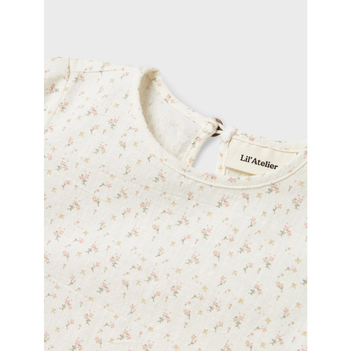 Lil'Atelier Coconut Milk Nbfhailey Ss Loose Topp Lil