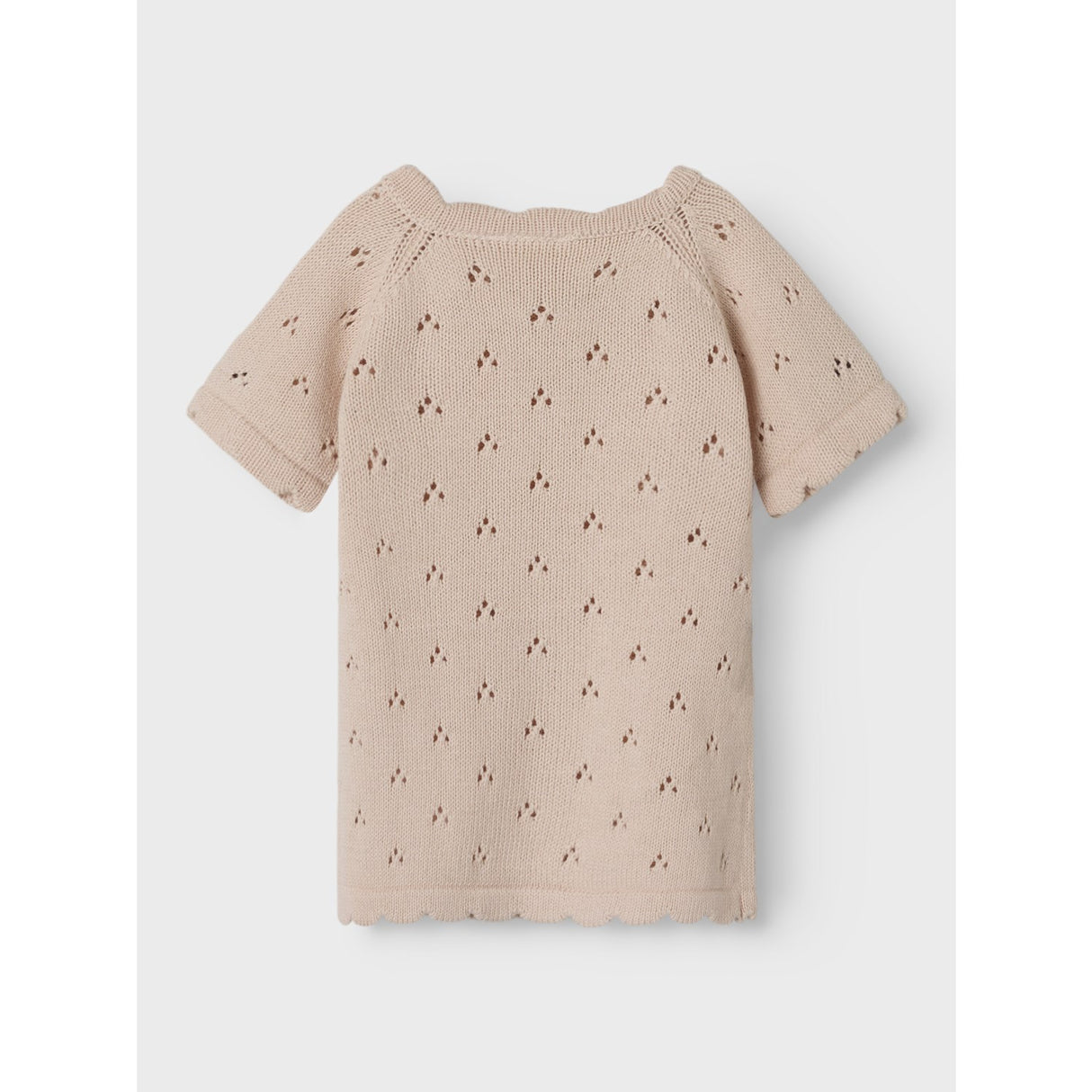 Lil'Atelier Morganite Nbfjola Ss Stickad Klänning Lil