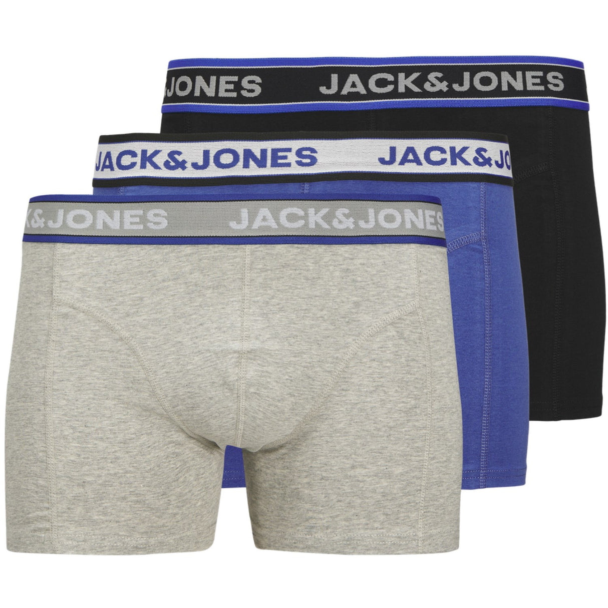 Jack & Jones Junior Black Jacchristian Solid Trunks 3 Pack Sn Jnr
