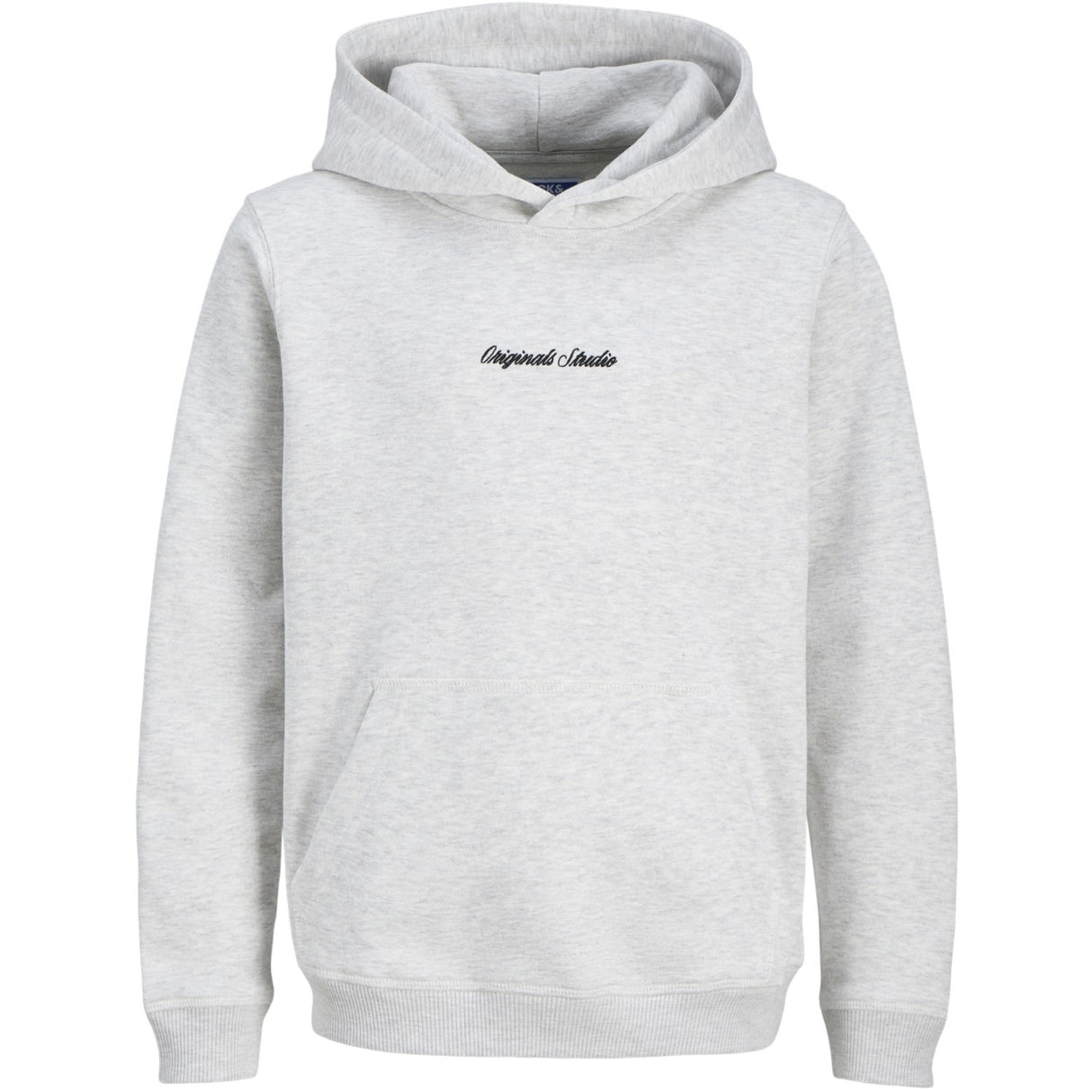 Jack & Jones Junior White Melange Jornorrebro Emb Sweat Huva Noos Jnr