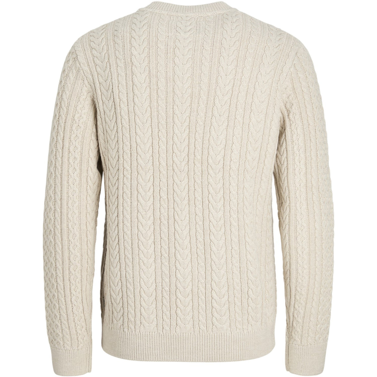 Jack & Jones Junior Silver Lining Melange Jprblusean Stickad Cable Crew Neck Jnr