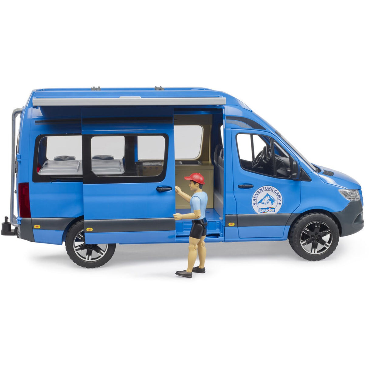 Bruder Mb Sprinter Camper Med Chauffør Og Tillbehör