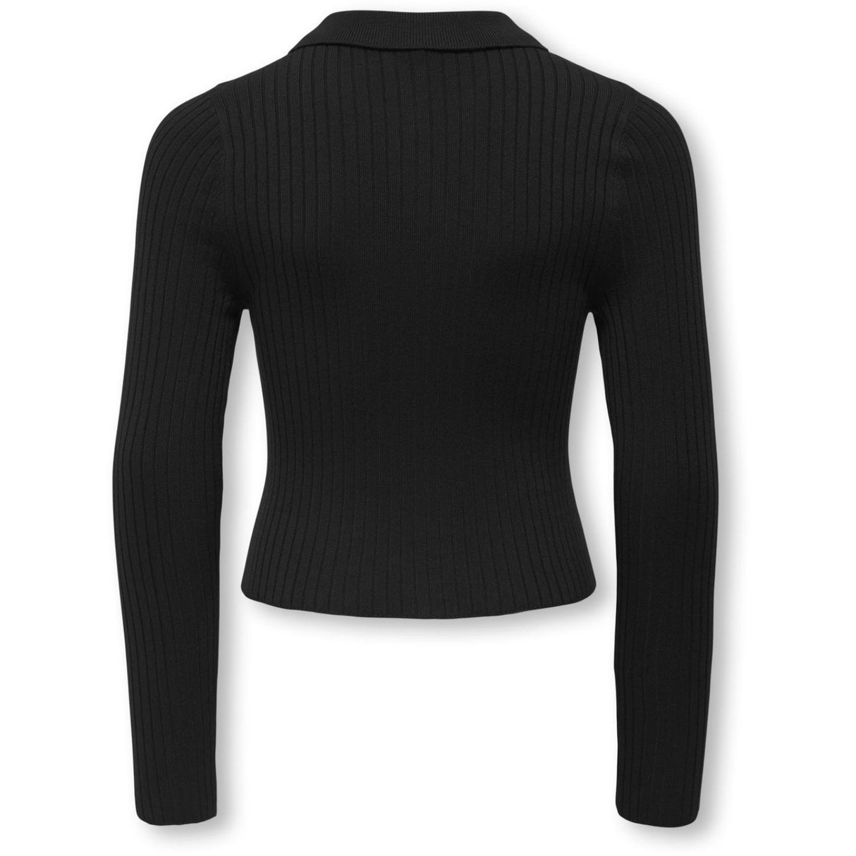 kids ONLY Black Gold Button Kogmila Ls Rib Knap Pikétröja Neck Cp Knt