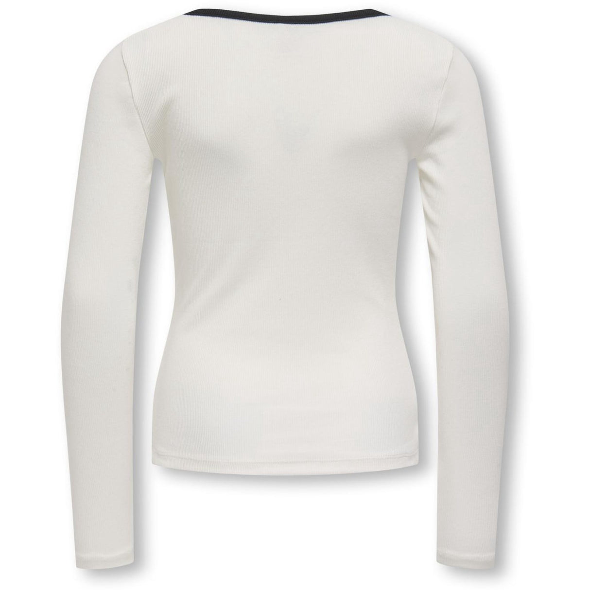 kids ONLY Cloud Dancer Black Bow Kogsofia L/S Rosett Topp Jrs