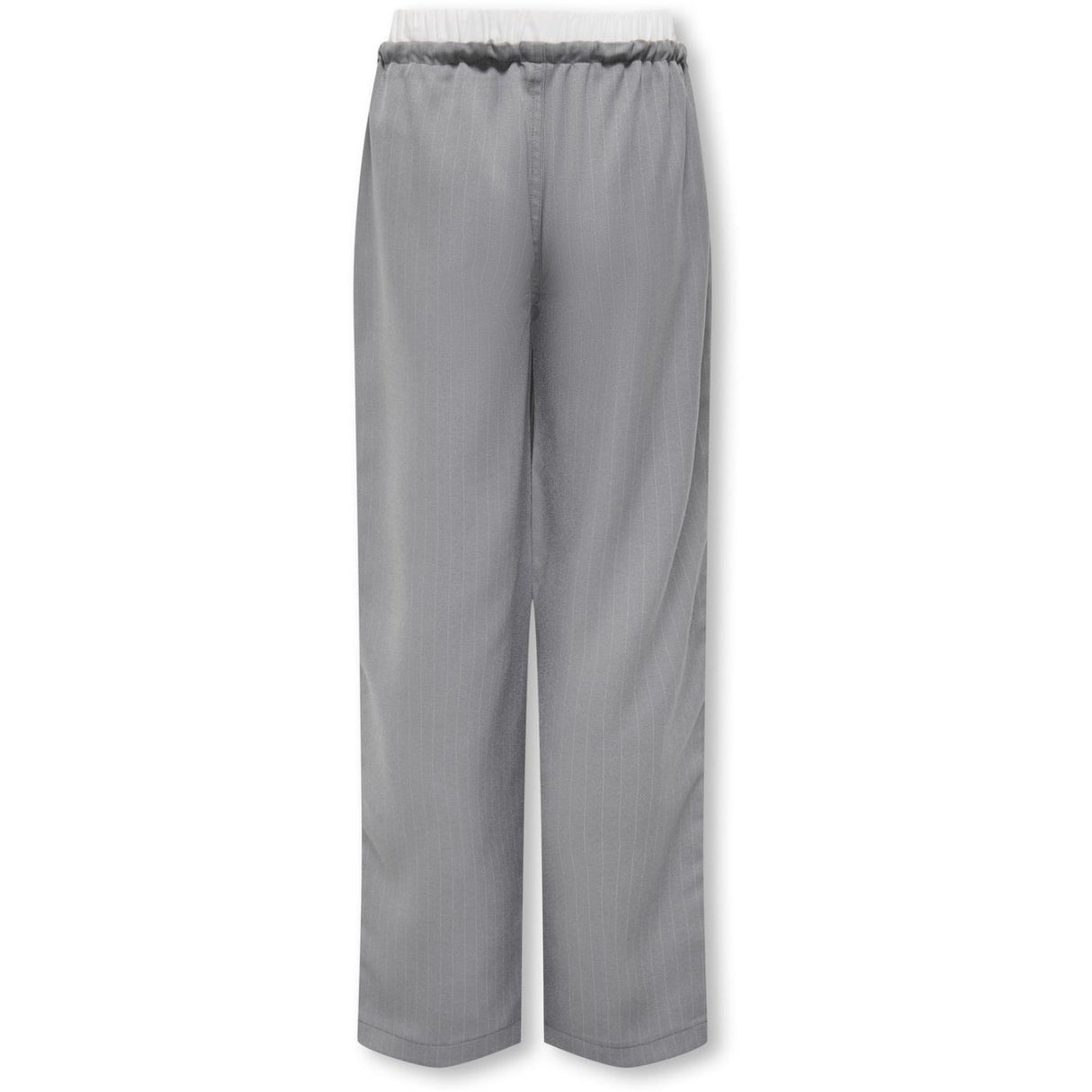 kids ONLY Medium Grey Melange Boxer White Kogmiley Life Pinstr. Boxer Str Byxor Pnt