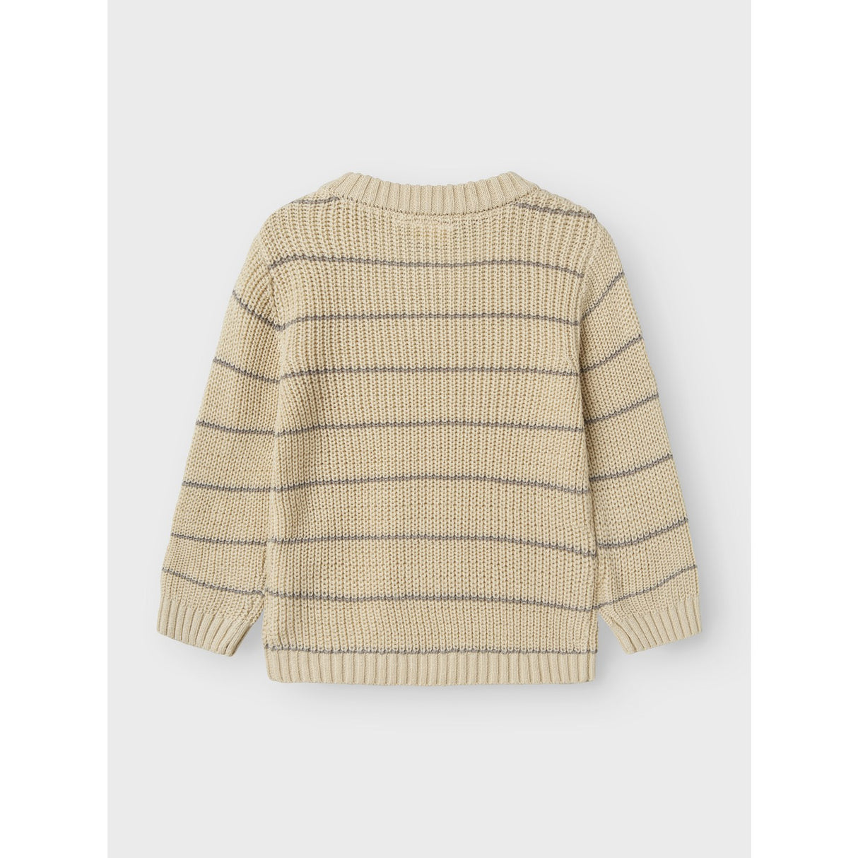 Lil'Atelier Turtledove Nmmemlen Ls Stickad Stripes Lil
