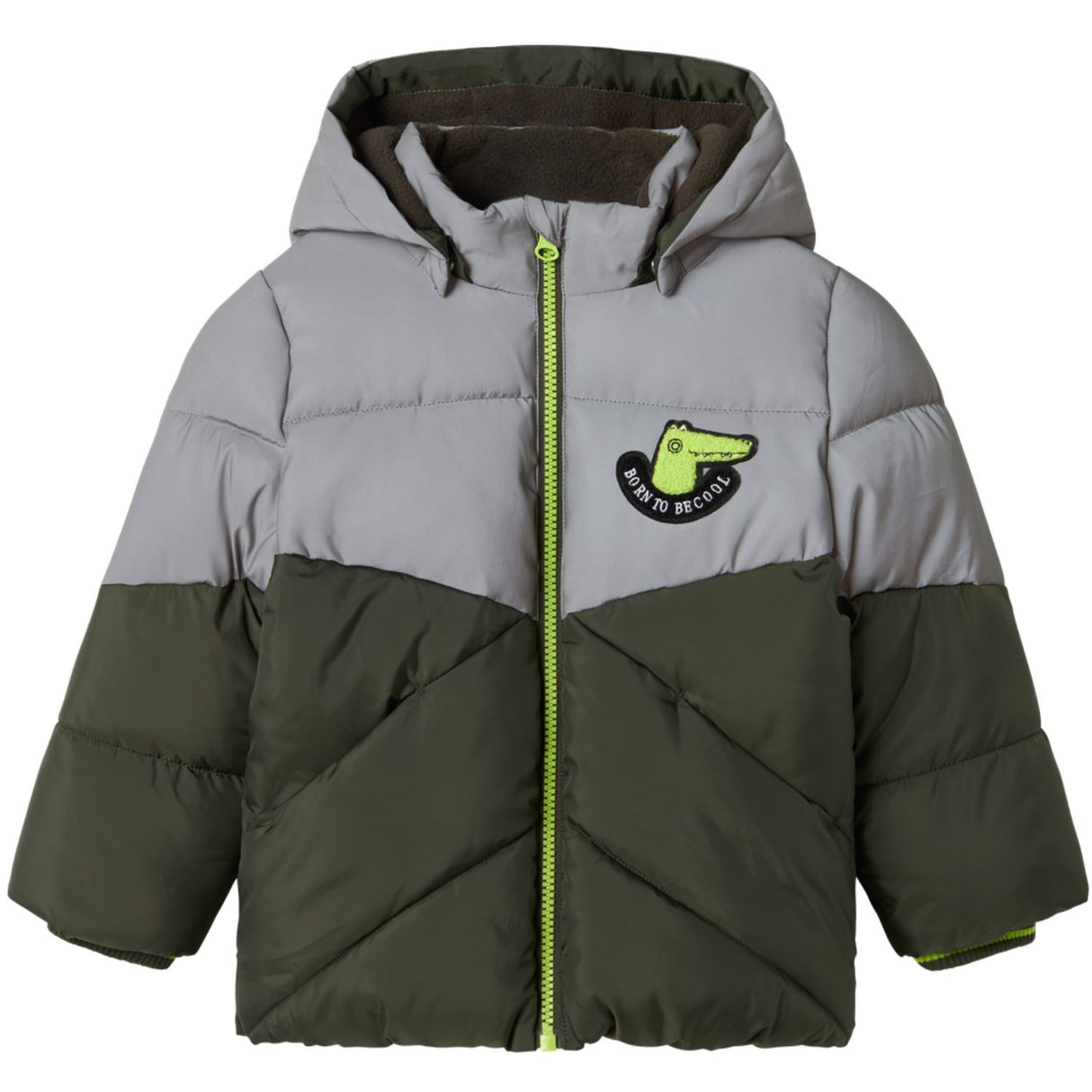 Name It Deep Depths Nmmmorten Puffer Jacket Dino Detail1