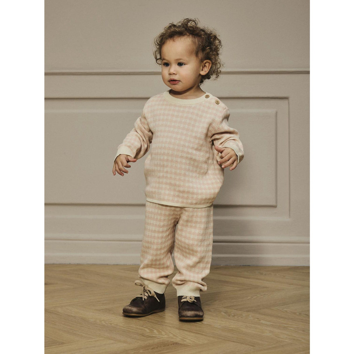 Lil'Atelier Cameo Rose Nbfnadie Ls Loose Stickad Lil