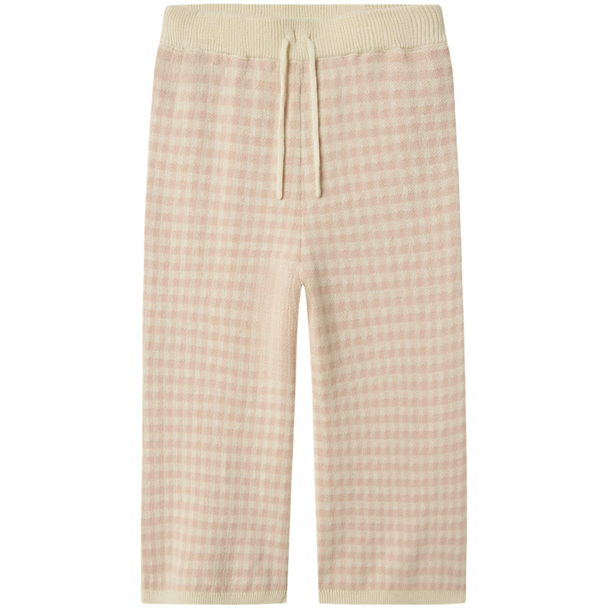 Lil'Atelier Cameo Rose Nmfnadie Wide Stickad Pant Lil