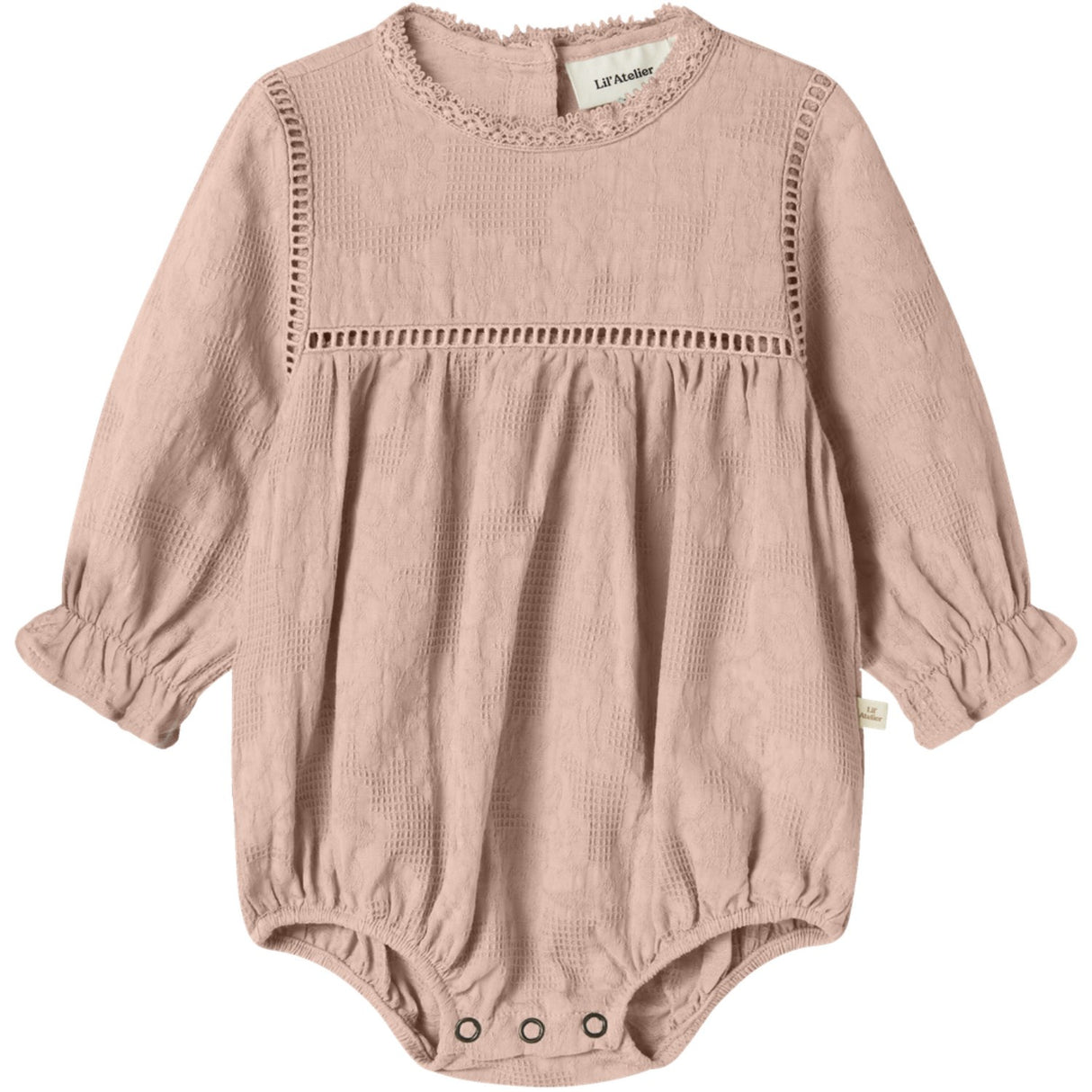 Lil'Atelier Cameo Rose Nbfofira Ls Loose Skjorta Body Lil