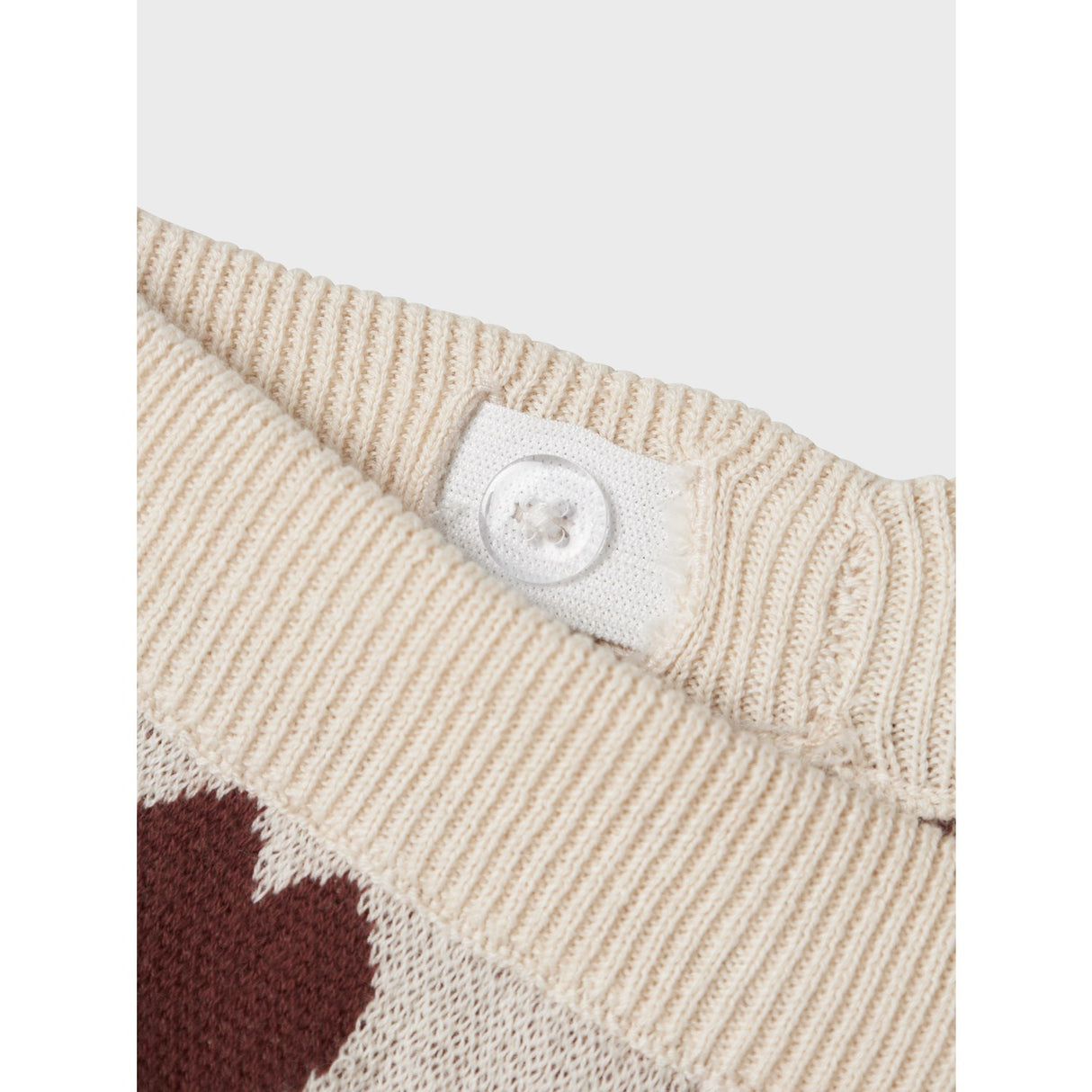 Lil'Atelier Pastel Parchment Nmflamai Wide Stickad Ancle Pant Lil