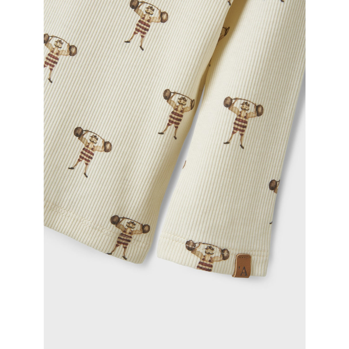 Lil'Atelier Turtledove Strong Man Nmmlavo Enk Ls Slim Topp Lil