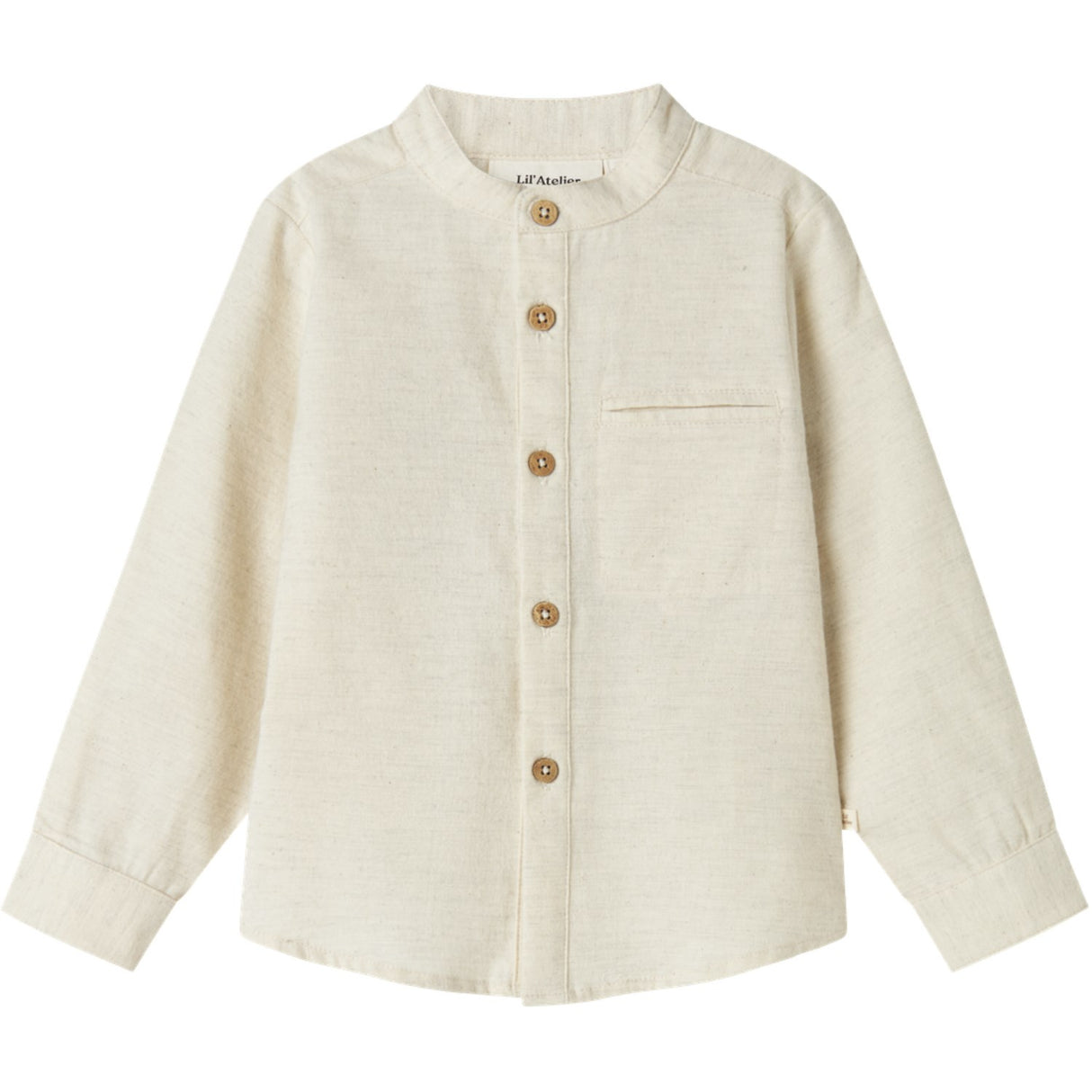Lil'Atelier Turtledove Nmmotto Ls Skjorta Lil