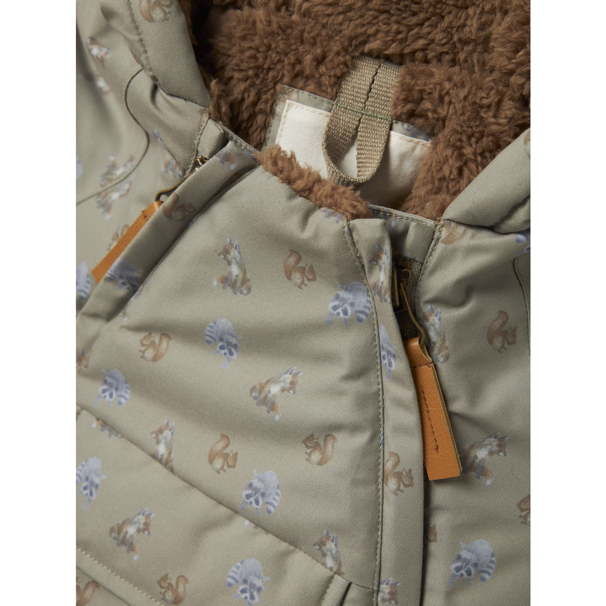 Lil'Atelier Overland Trek Animals Nbmlasnow05 Jkt Aop Fo Lil