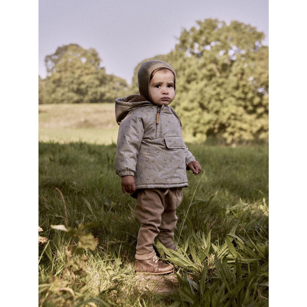 Lil'Atelier Overland Trek Animals Nbmlasnow05 Jkt Aop Fo Lil