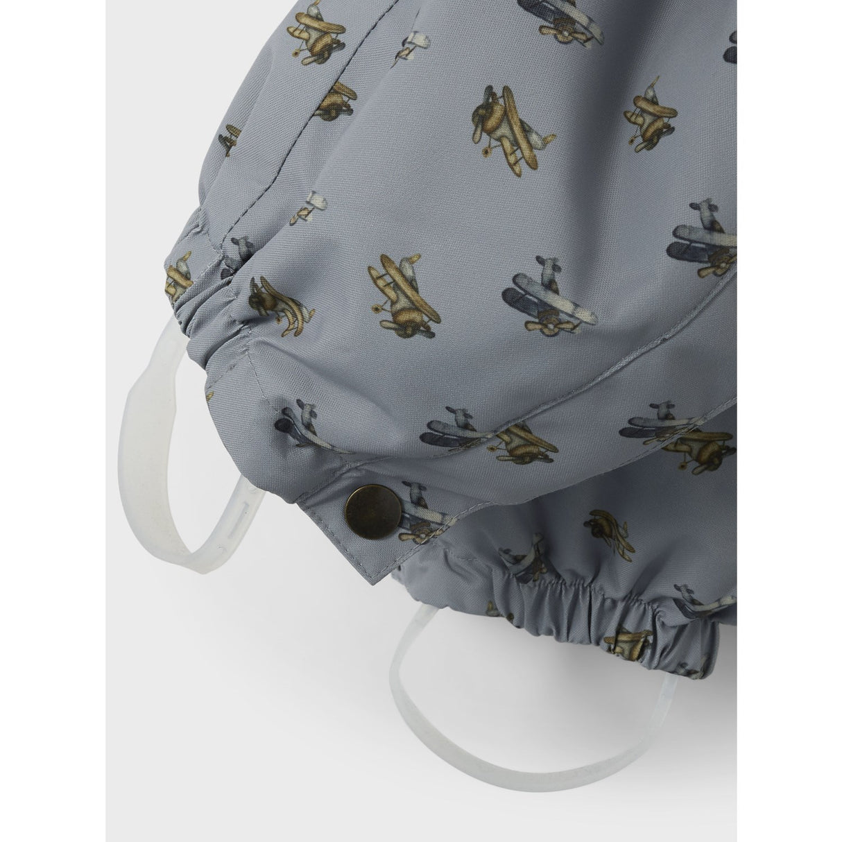 Lil'Atelier Ultimate Grey Airplanes Nmmlasnow10 Flygdräkt Aop Fo Lil