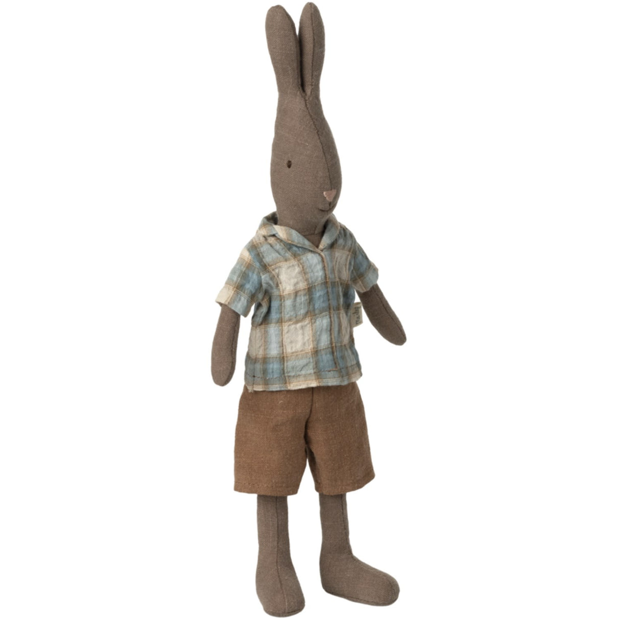 Maileg Rabbit Size 2, Brown - Skjorta Och Shorts