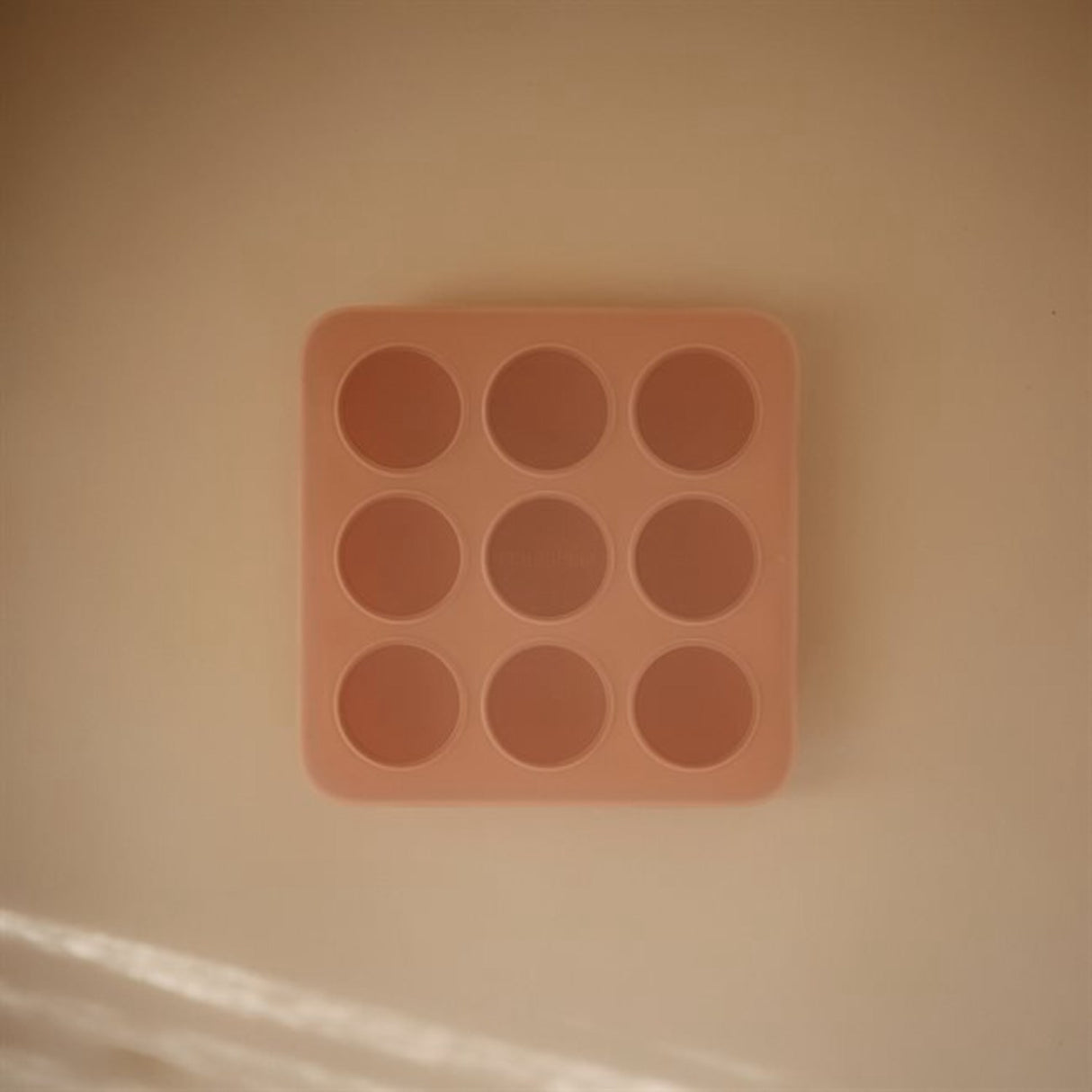 Mushie Blush Baby Food Freezer Tray