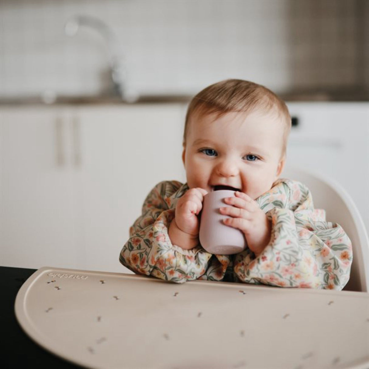 Mushie Blush Silicone Starter Kopp